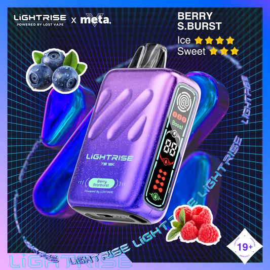 LOST VAPE LIGHTRISE TB 18K DISPOSABLE VAPE