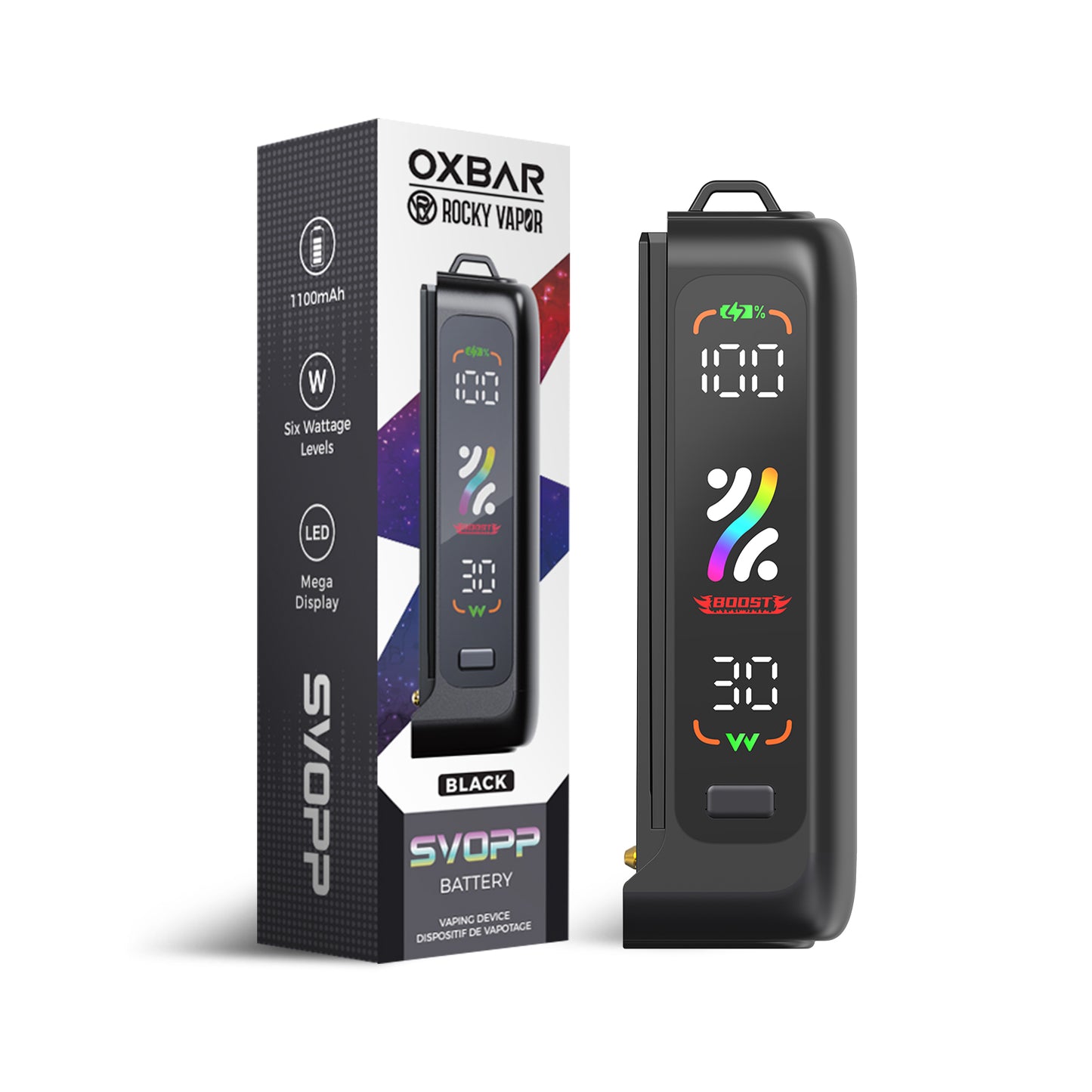 SVOPP ROCKY VAPOR OXBAR DEVICE KIT 1100MAH