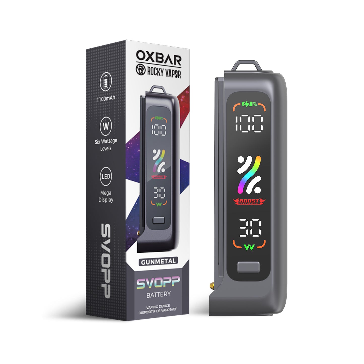 SVOPP ROCKY VAPOR OXBAR DEVICE KIT 1100MAH