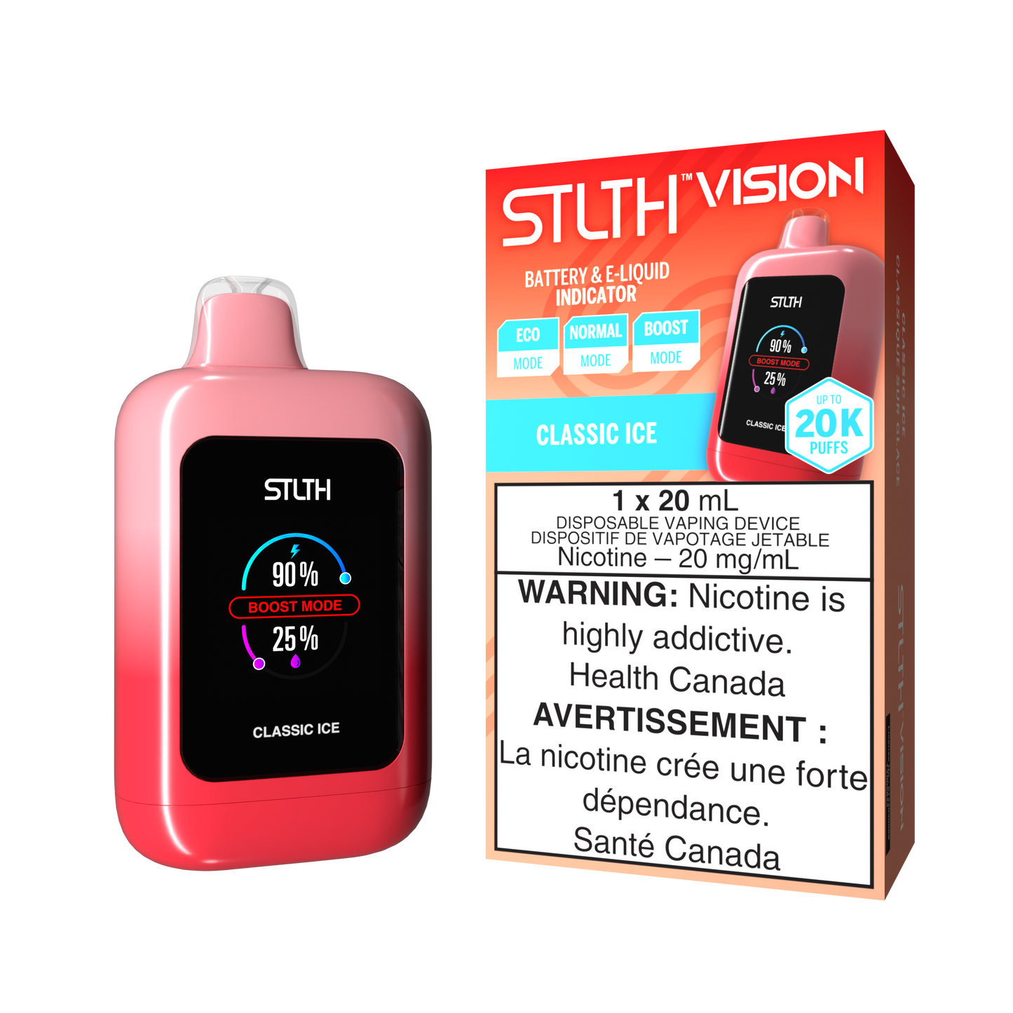 STLTH VISION 20K DISPOSABLE VAPE