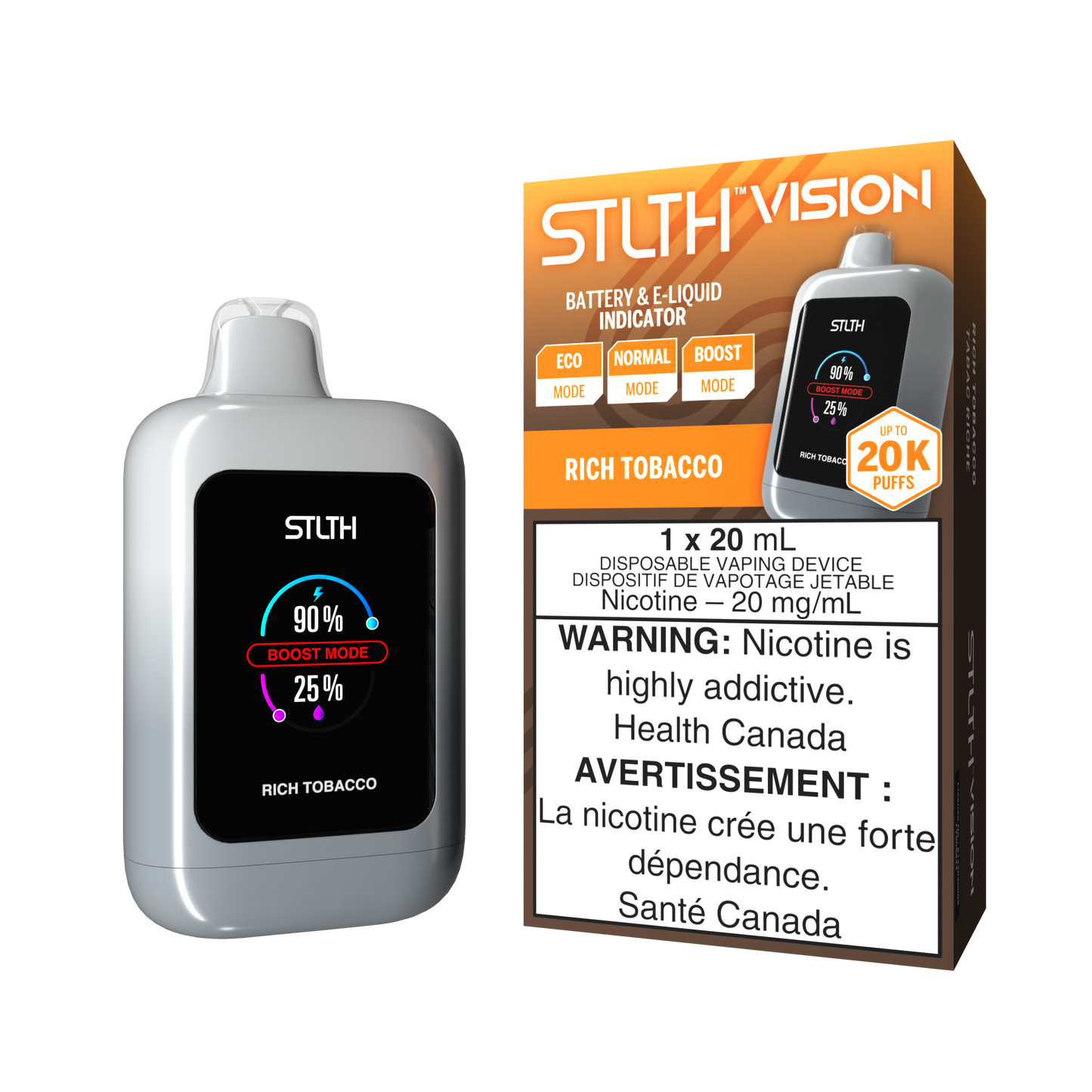 STLTH VISION 20K DISPOSABLE VAPE